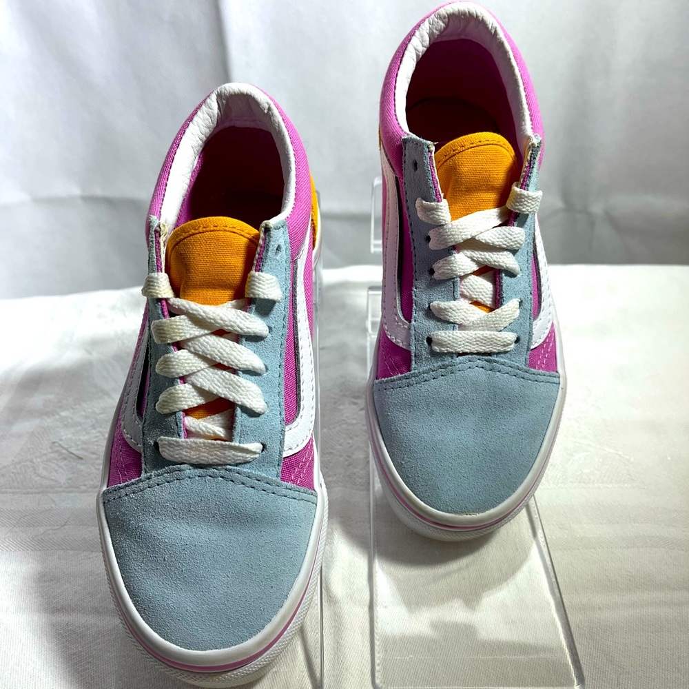 Vans Old School Pink / Grey Lace up  Sneakers U.S. Kids 13.0